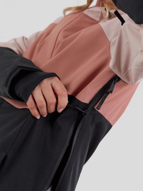 Fundango Birch ECO Logo Anorak női anorák rózsaszín színben 9