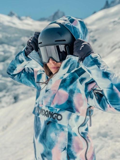 Fundango Birch ECO Logo Anorak női anorák sötétkék színben 9