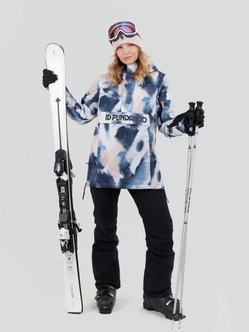 Fundango Birch ECO Logo Anorak női anorák sötétkék színben 4
