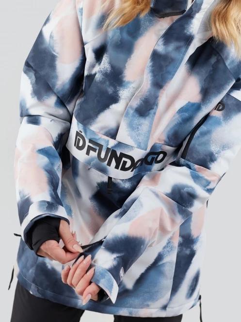 Fundango Birch ECO Logo Anorak női anorák sötétkék színben 7