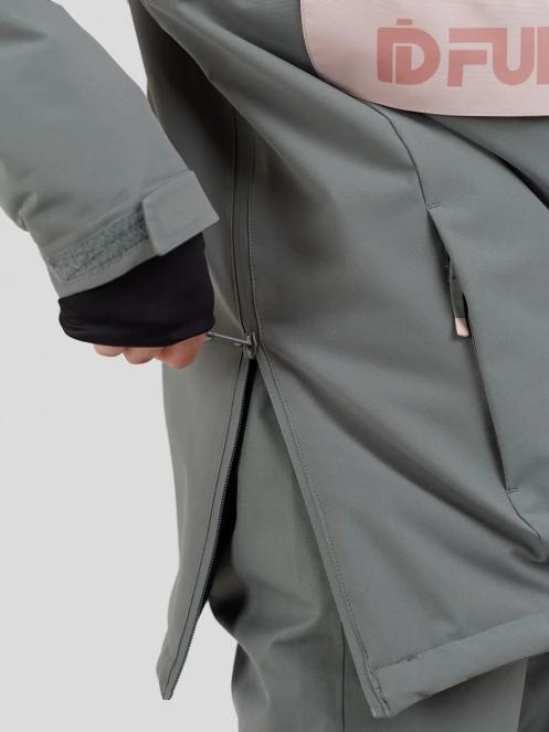 Fundango Birch ECO Logo Anorak női anorák zöld színben 10