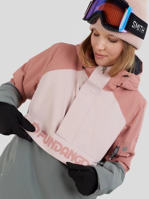 Fundango Birch ECO Logo Anorak női anorák zöld színben 6
