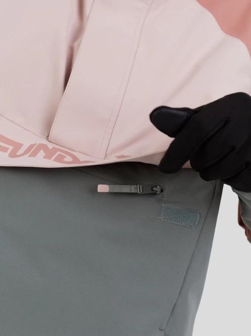 Fundango Birch ECO Logo Anorak női anorák zöld színben 7