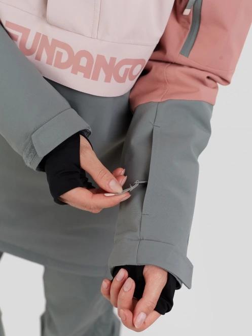 Fundango Birch ECO Logo Anorak női anorák zöld színben 9