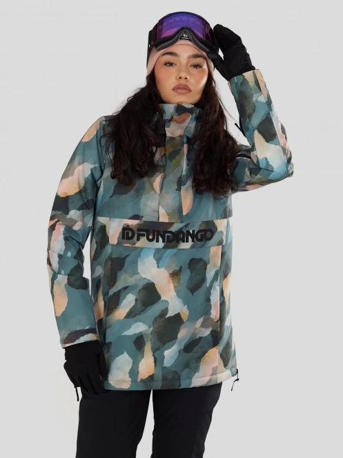 Fundango Birch ECO Logo Anorak női anorák zöld színben 2