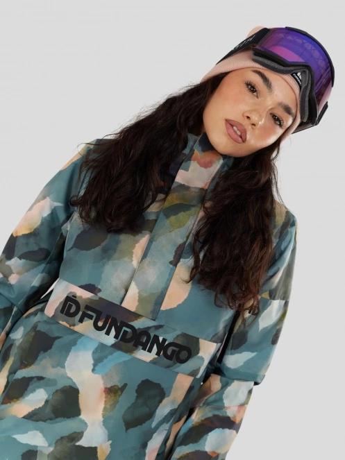 Fundango Birch ECO Logo Anorak női anorák zöld színben 7