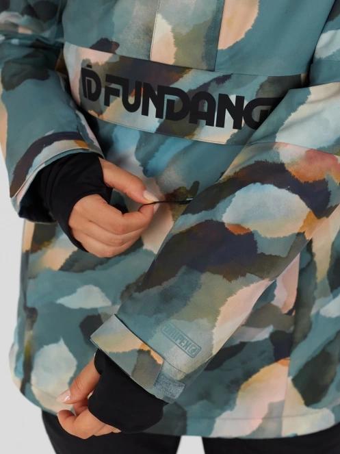 Fundango Birch ECO Logo Anorak női anorák zöld színben 8