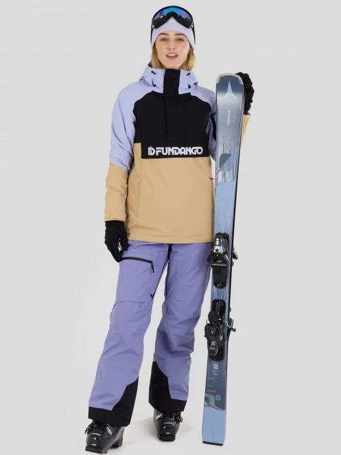 Fundango Birch ECO Logo Anorak női anorák homok színben 5