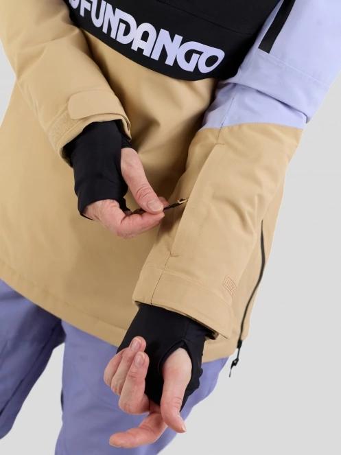 Fundango Birch ECO Logo Anorak női anorák homok színben 7