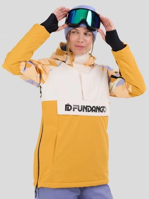 Fundango Birch ECO Logo Anorak női anorák homok színben 2