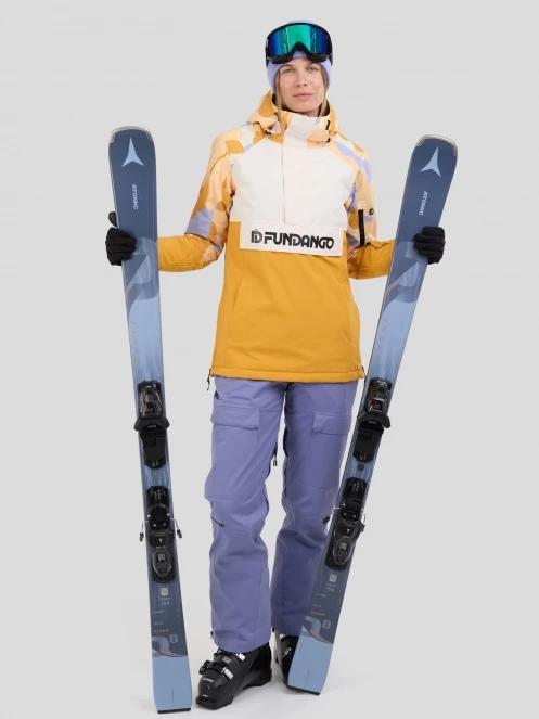 Fundango Birch ECO Logo Anorak női anorák homok színben 4