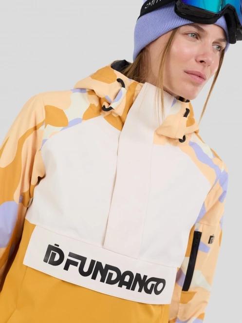 Fundango Birch ECO Logo Anorak női anorák homok színben 6