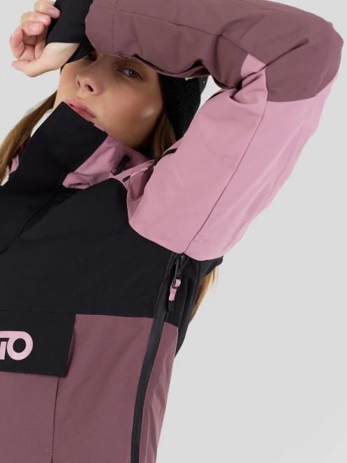 Fundango Birch ECO Logo Anorak női anorák rózsaszín színben 11