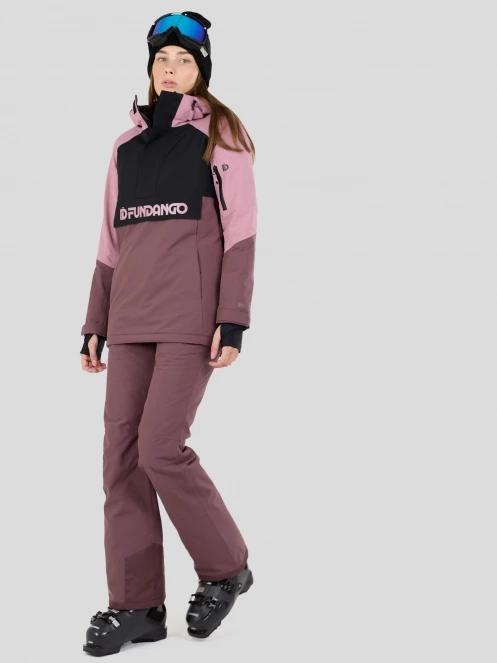 Fundango Birch ECO Logo Anorak női anorák rózsaszín színben 5