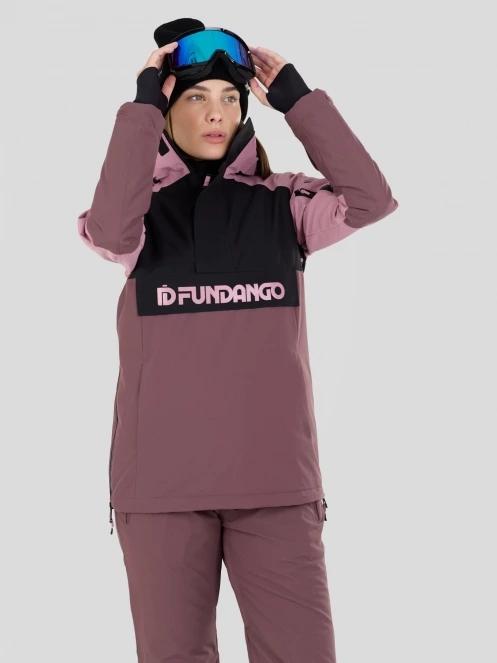 Fundango Birch ECO Logo Anorak női anorák rózsaszín színben 6