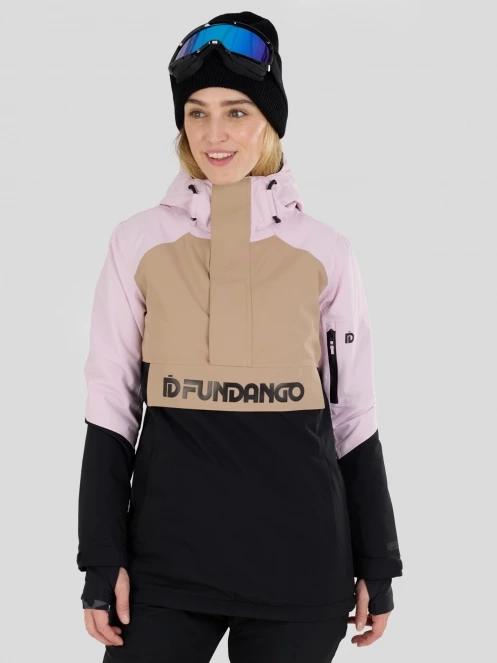 Fundango Birch ECO Logo Anorak női anorák rózsaszín színben 2