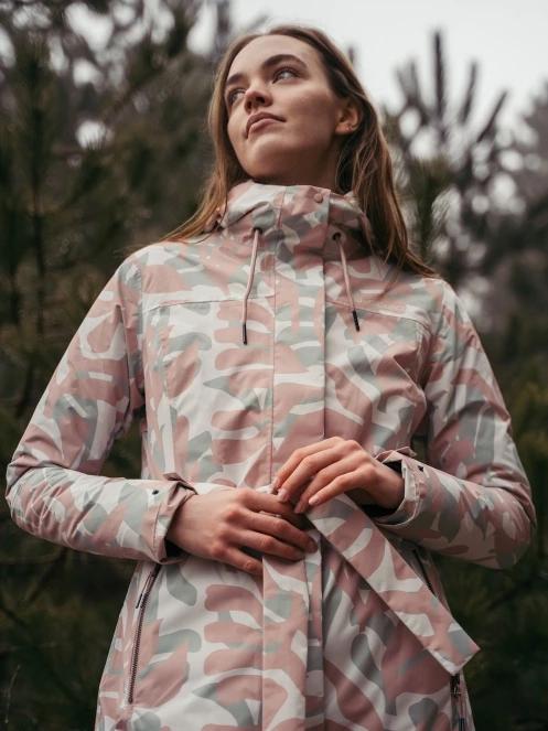 Fundango Regina II Waterproof Trench Jacket női esőkabát rózsaszín színben 12