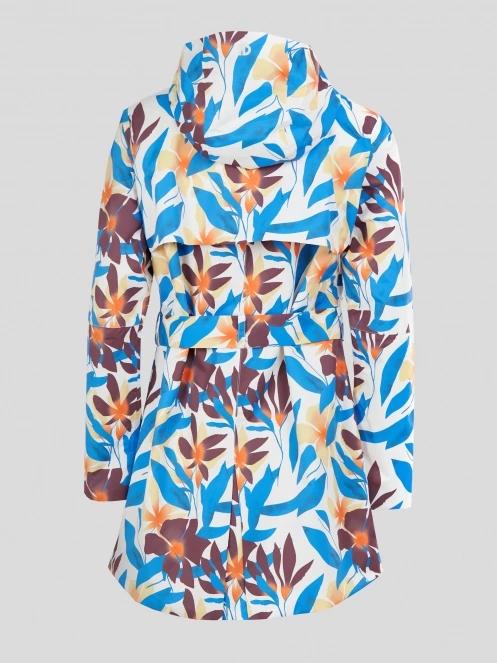 Fundango Regina II Waterproof Trench Jacket női esőkabát kék színben 9