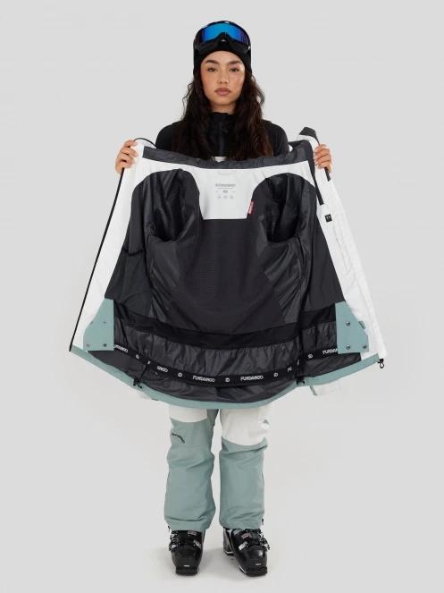 Fundango Nashua ECO 3L Allmountain Jacket női síkabát zöld színben 5