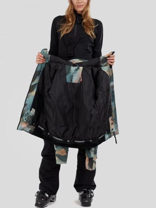 Fundango Zina Padded Jacket női steppelt síkabát zöld színben 5