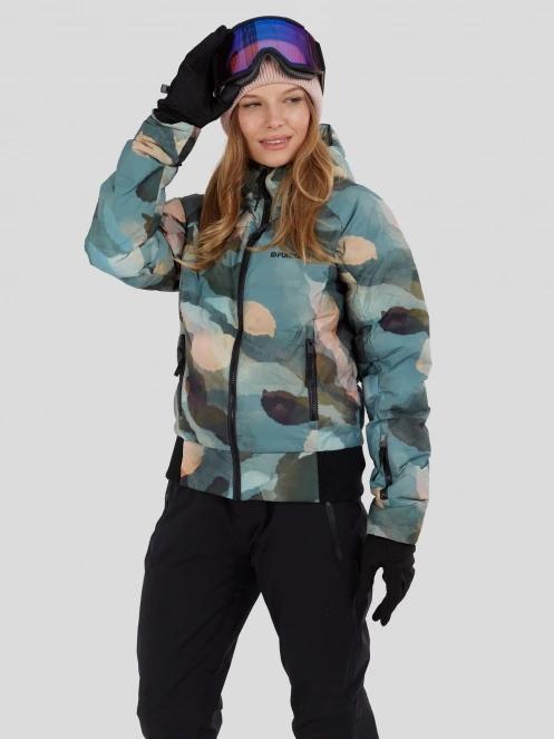 Fundango Zina Padded Jacket női steppelt síkabát zöld színben 6