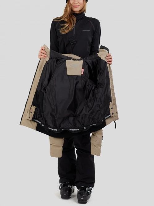 Fundango Zina Padded Jacket női steppelt síkabát homok színben 5