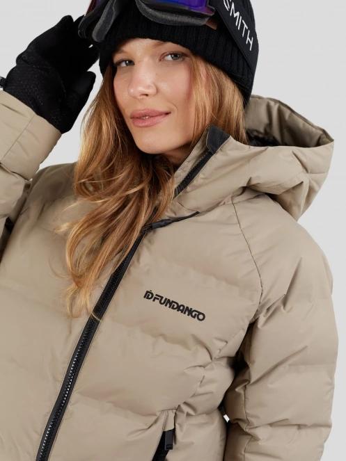 Fundango Zina Padded Jacket női steppelt síkabát homok színben 10