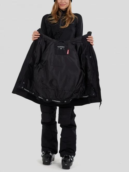 Fundango Zina Padded Jacket női steppelt síkabát fekete színben 5