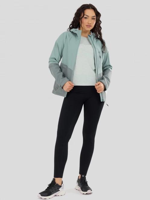 Fundango Piora II Waterproof Jacket női esőkabát zöld színben 5