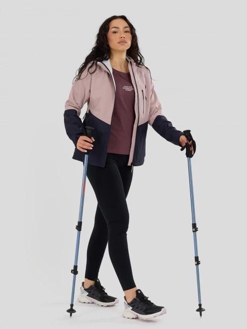 Fundango Piora II Waterproof Jacket női esőkabát rózsaszín színben 12