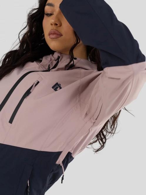 Fundango Piora II Waterproof Jacket női esőkabát rózsaszín színben 7