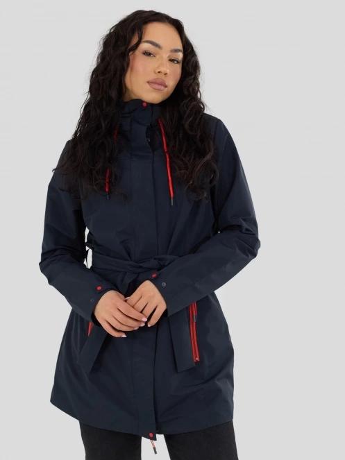 Fundango Regina III Waterproof Trench Jacket női esőkabát sötétkék színben 2