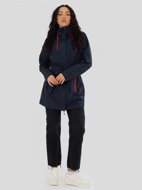 Fundango Regina III Waterproof Trench Jacket női esőkabát sötétkék színben 4