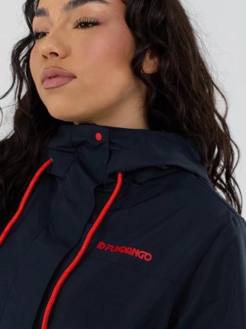 Fundango Regina III Waterproof Trench Jacket női esőkabát sötétkék színben 6