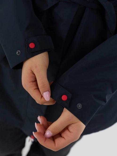 Fundango Regina III Waterproof Trench Jacket női esőkabát sötétkék színben 9