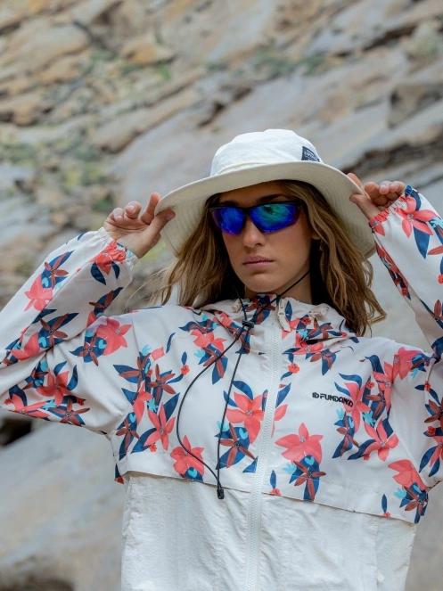 Fundango Cecil Windbreaker Jacket női széldzseki homok színben 10