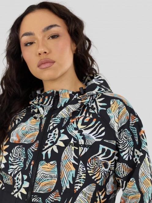 Fundango Cecil Windbreaker Jacket női széldzseki fekete színben 6