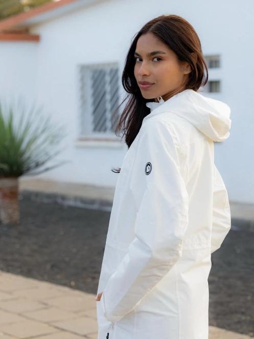 Fundango Yuma Raincoat női esőkabát fehér színben 8