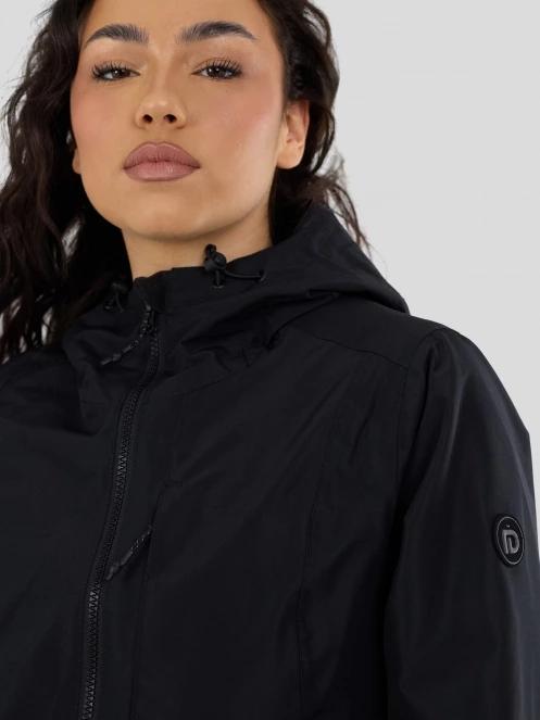 Fundango Yuma Raincoat női esőkabát fekete színben 6