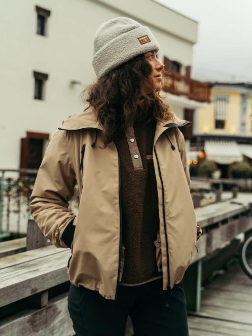 Fundango Nankin ECO 3L Jacket női héjkabát homok színben 12