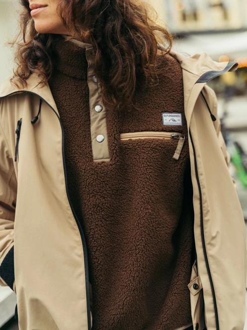 Fundango Nankin ECO 3L Jacket női héjkabát homok színben 13
