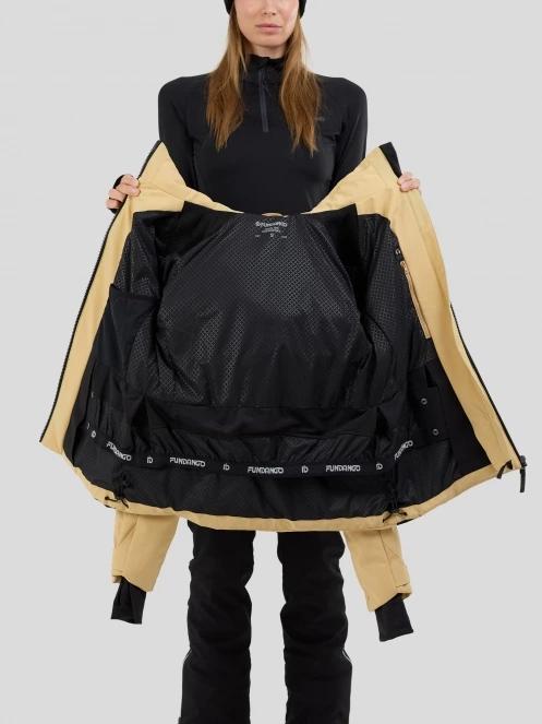 Fundango Moira Padded Jacket női steppelt síkabát homok színben 5