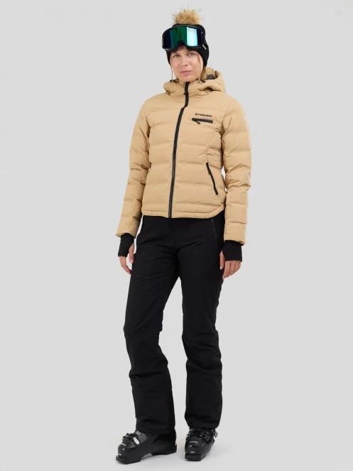 Fundango Rodney Padded Jacket női steppelt síkabát homok színben 3