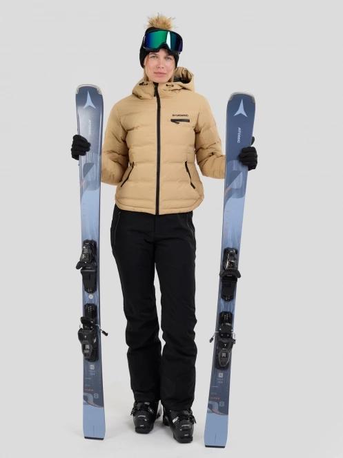 Fundango Rodney Padded Jacket női steppelt síkabát homok színben 4