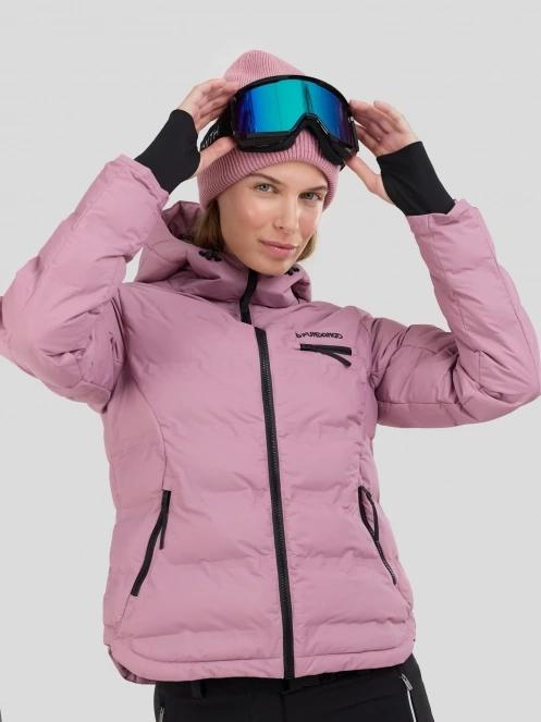 Fundango Rodney Padded Jacket női steppelt síkabát rózsaszín színben 7