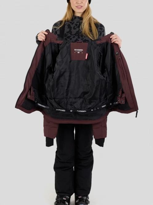 Fundango Rodney Padded Jacket női steppelt síkabát lila színben 5