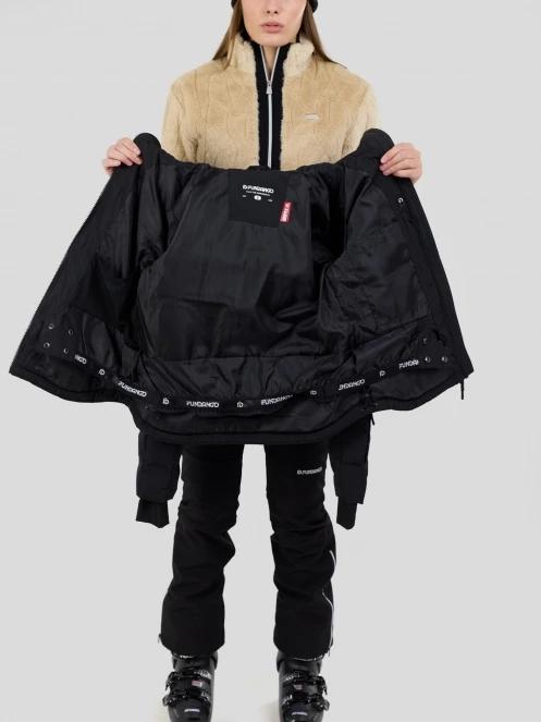 Fundango Rodney Padded Jacket női steppelt síkabát fekete színben 6