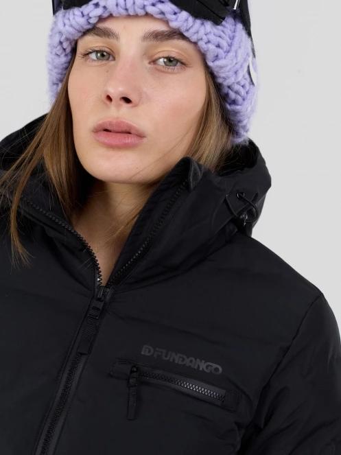 Fundango Rodney Padded Jacket női steppelt síkabát fekete színben 9