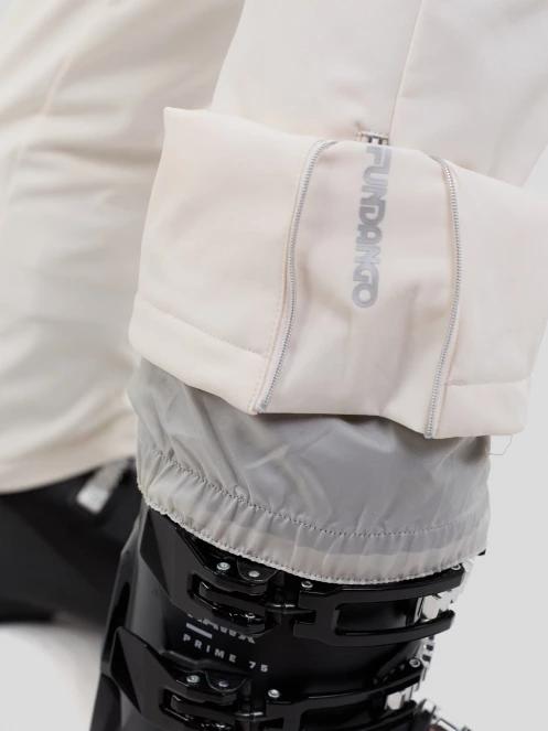 Fundango Galena Pants női sínadrág homok színben 8