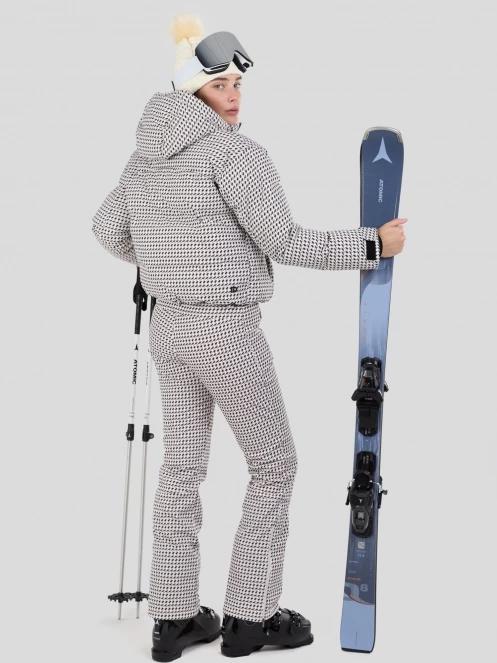 Fundango Galena Pants női sínadrág homok színben 4